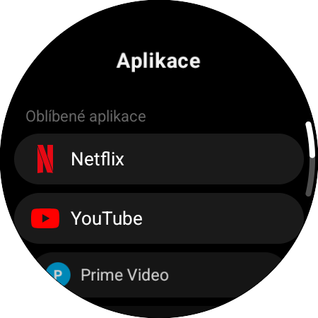 Seznam aplikací k přemapování – zkratky Netflix, YouTube a Prime Video pro Samsung Smart TV