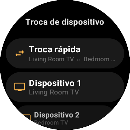 Remapeamento em Troca de dispositivo — Troca rápida entre Living Room TV e Bedroom TV em um único botão