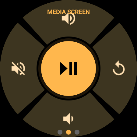 Media screen preview while remapping buttons on a smartwatch Samsung TV remote