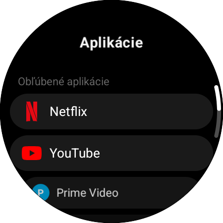 Zoznam aplikácií na premapovanie – skratky Netflix, YouTube a Prime Video pre Samsung Smart TV